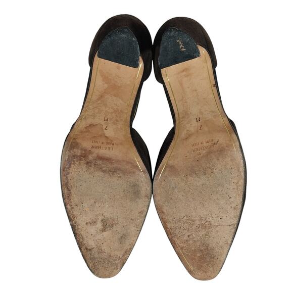 ANNE KLEIN! CHIC CHOCOLATE BROWN GENUINE SUEDE LEATHER STYLIZED HEELS! SZ 7M - Picture 9 of 11